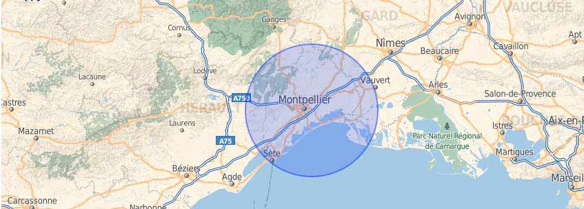 Zone livraison à domicile